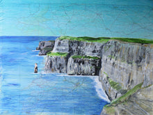 Load image into Gallery viewer, The Cliffs of Moher 27" x 20" (70cm x 50cm)