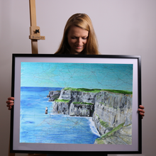 Load image into Gallery viewer, The Cliffs of Moher 27" x 20" (70cm x 50cm)